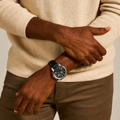 FOSSIL Montre Grant Noir Sale