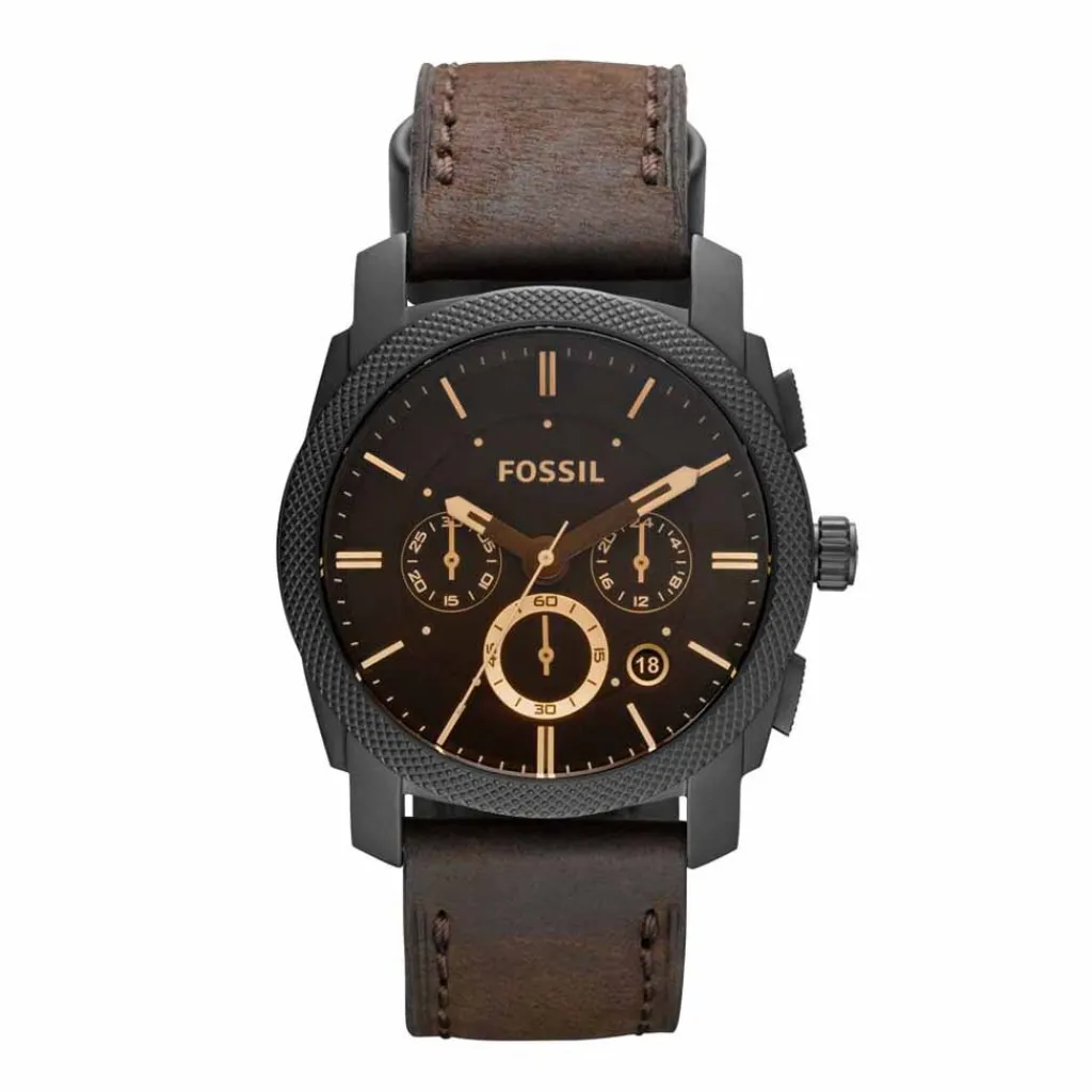 FOSSIL Montre Machine Marron Outlet