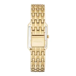 FOSSIL Montre Raquel Argenté cadran doré fond argenté bracelet acier doré Outlet