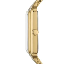 FOSSIL Montre Raquel Blanc cadran doré fond blanc bracelet acier doré Sale