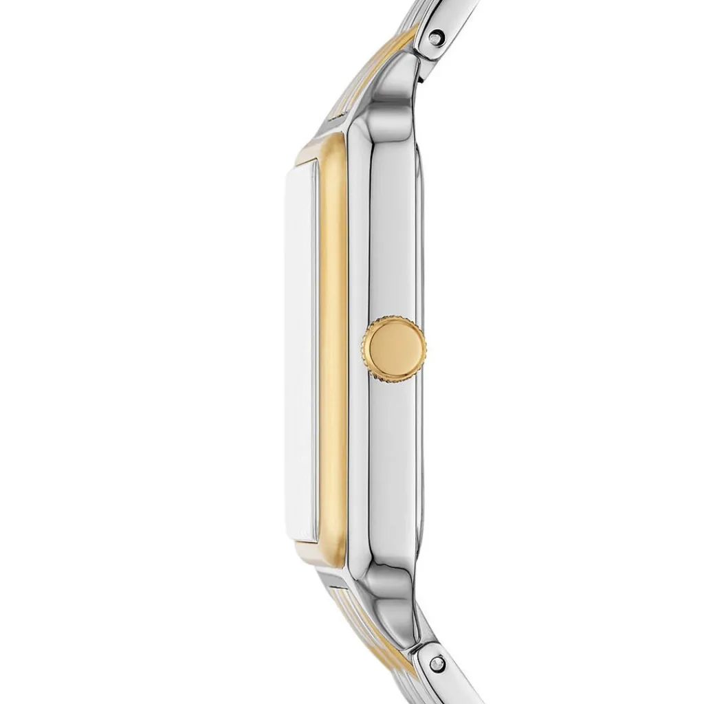 FOSSIL Montre Raquel Blanc cadran bicolore fond blanc bracelet acier bicolore Online