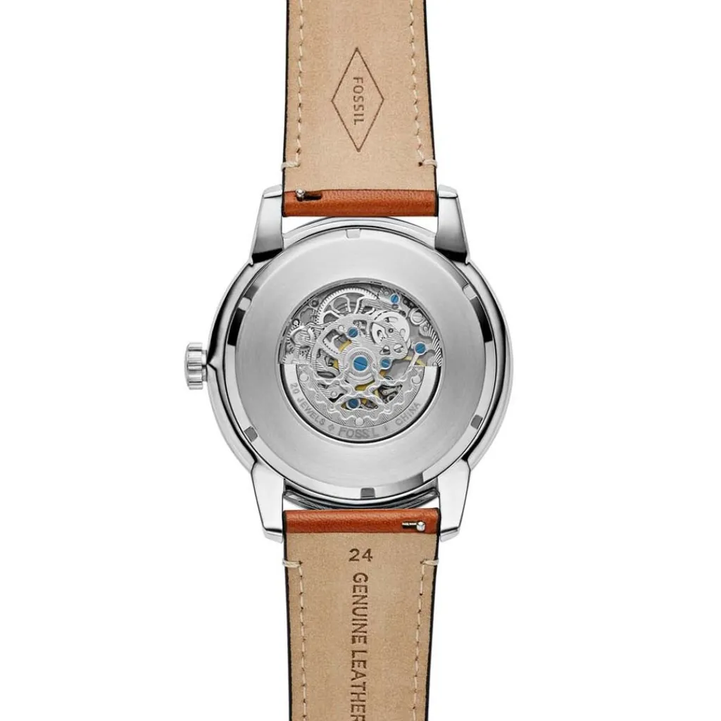 FOSSIL Montre Townsman Auto Bleu