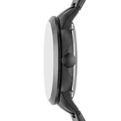 FOSSIL Montre Townsman Blanc cadran gris fond blanc bracelet acier gris Sale