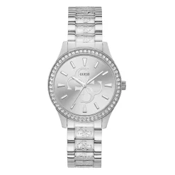 GUESS Montre Anna Argent cadran argenté fond argenté bracelet acier argenté Online