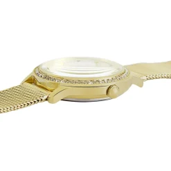 GUESS Montre Chelsea Argent cadran doré fond argenté bracelet acier doré Online