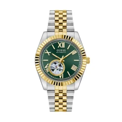 GUESS Montre Connoisseur Vert Discount