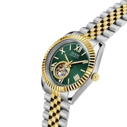 GUESS Montre Connoisseur Vert Discount