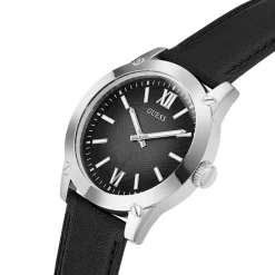 GUESS Montre Crescent Noir Discount