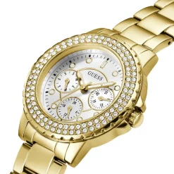GUESS Montre Crown Jewel Blanc Outlet