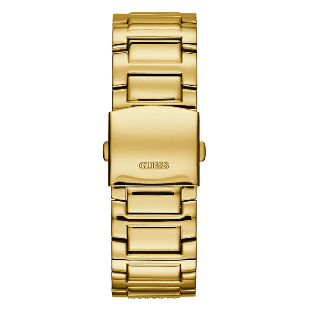 GUESS Montre Frontier Jaune cadran doré fond doré bracelet acier doré Hot