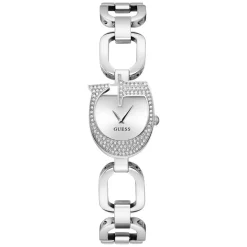 GUESS Montre Gia Argenté cadran argenté fond argenté bracelet acier argenté New