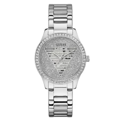 GUESS Montre Lady Idol Argenté cadran argenté fond argenté bracelet acier argenté Sale