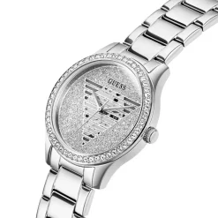 GUESS Montre Lady Idol Argenté cadran argenté fond argenté bracelet acier argenté Sale
