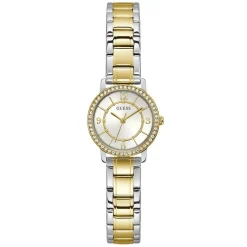 GUESS Montre Melody Blanc cadran bicolore doré / blanc fond blanc bracelet acier bicolore Online
