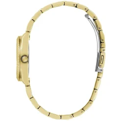 GUESS Montre Mini Luna Champagne cadran doré fond champagne bracelet acier doré Best