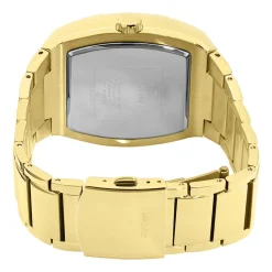 GUESS Montre Phoenix Champagne cadran doré fond champagne bracelet acier doré New