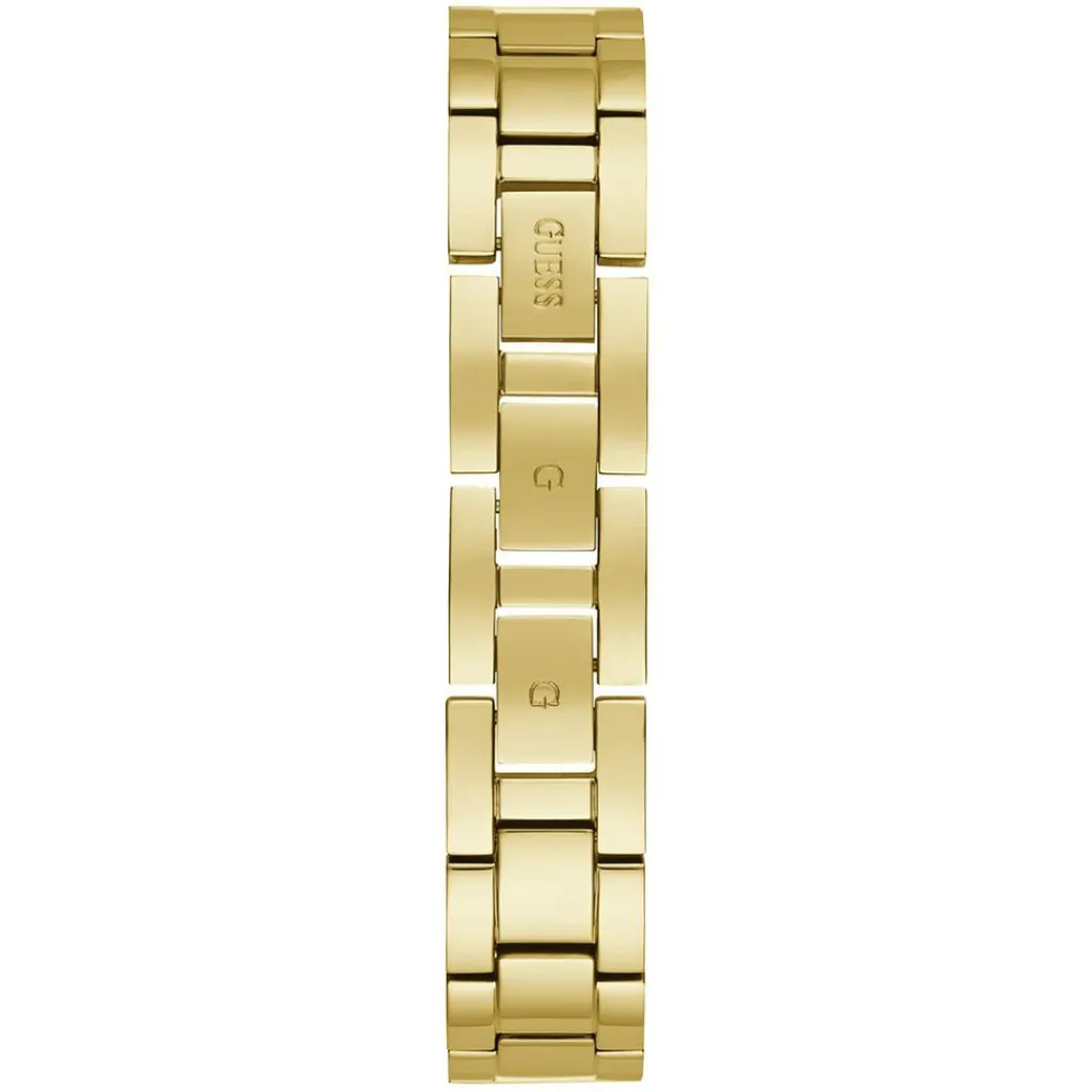 GUESS Montre Serena Blanc cadran doré fond blanc bracelet acier doré Best