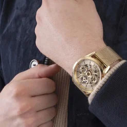 GUESS Montre Tailor Doré Outlet