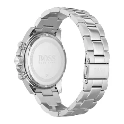 HUGO BOSS Montre H Boss Hero Bleu cadran argenté fond bleu bracelet acier argenté Hot