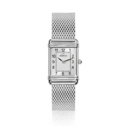 HERBELIN Montre Art Deco Argent cadran argenté fond argenté bracelet acier argenté Online