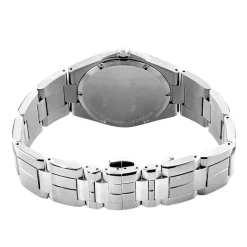 HERBELIN Montre Cap Camarat Bleu cadran argenté fond bleu bracelet métal argenté Discount