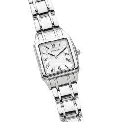 HERBELIN Montre Luna Argent cadran argenté fond argenté bracelet acier argenté