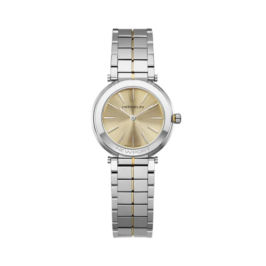 HERBELIN Montre Newport Slim Champagne Best