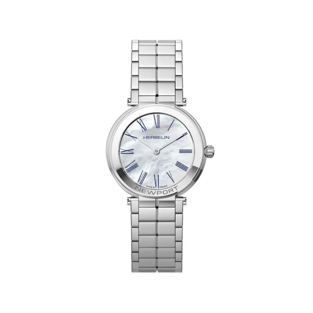 HERBELIN Montre Newport Slim Nacre Blanche