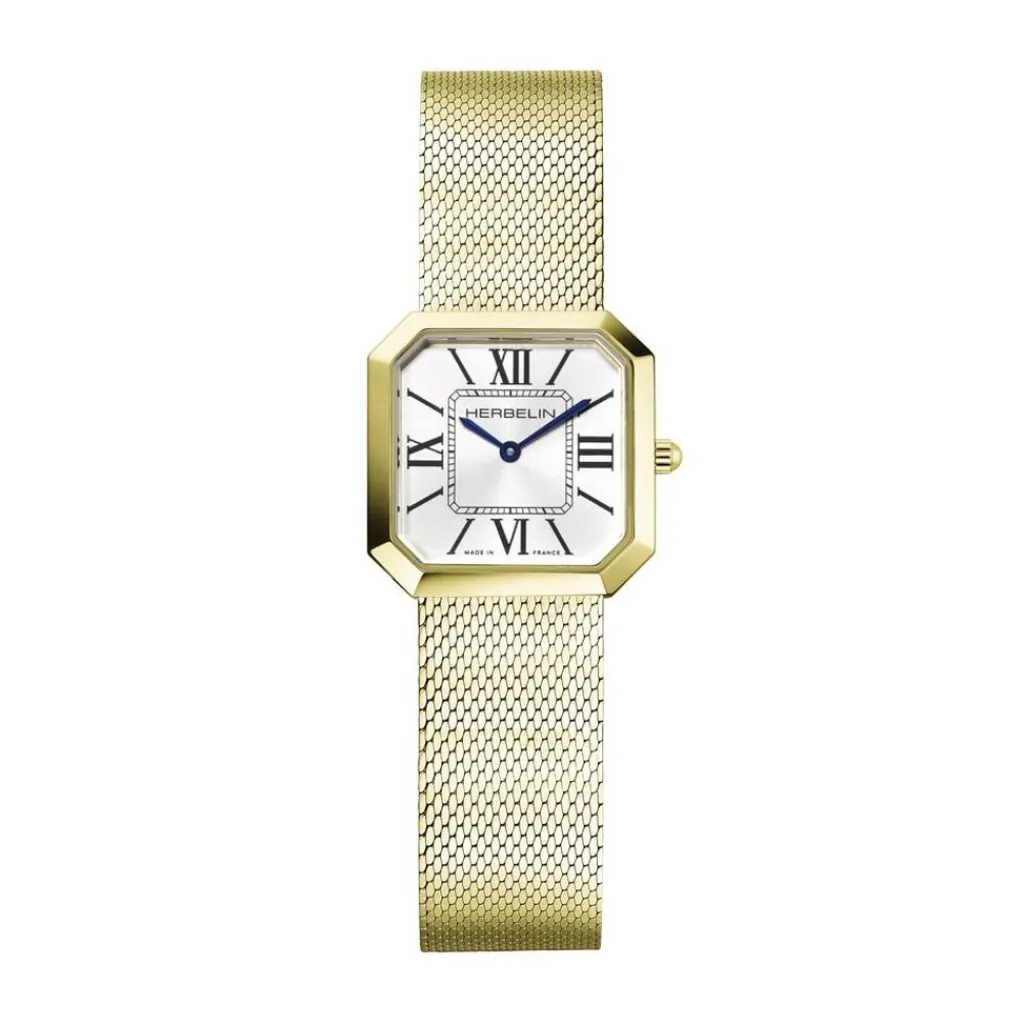 HERBELIN Montre Octogone Argenté