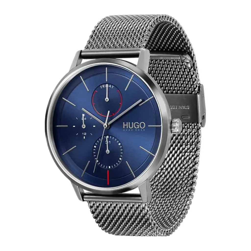 HUGO Montre Exist Bleu Discount