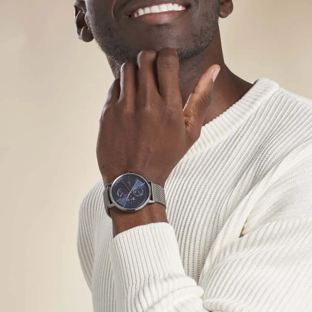 HUGO Montre Exist Bleu Discount