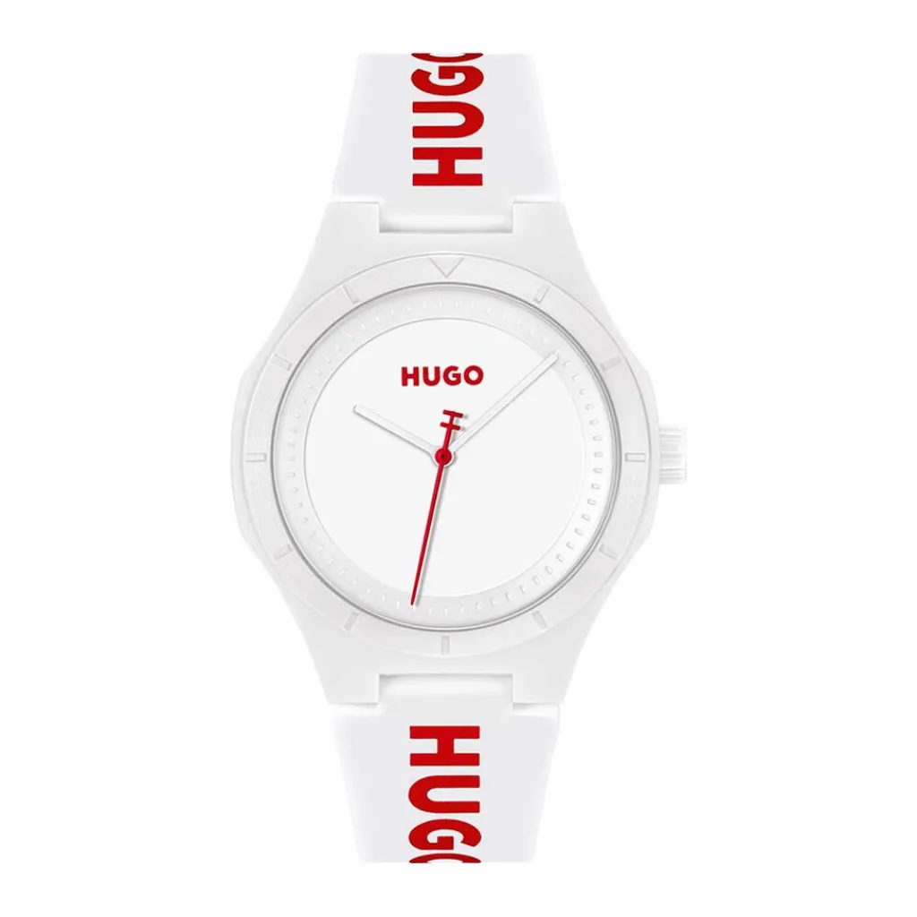 HUGO Montre Litforhim Blanc