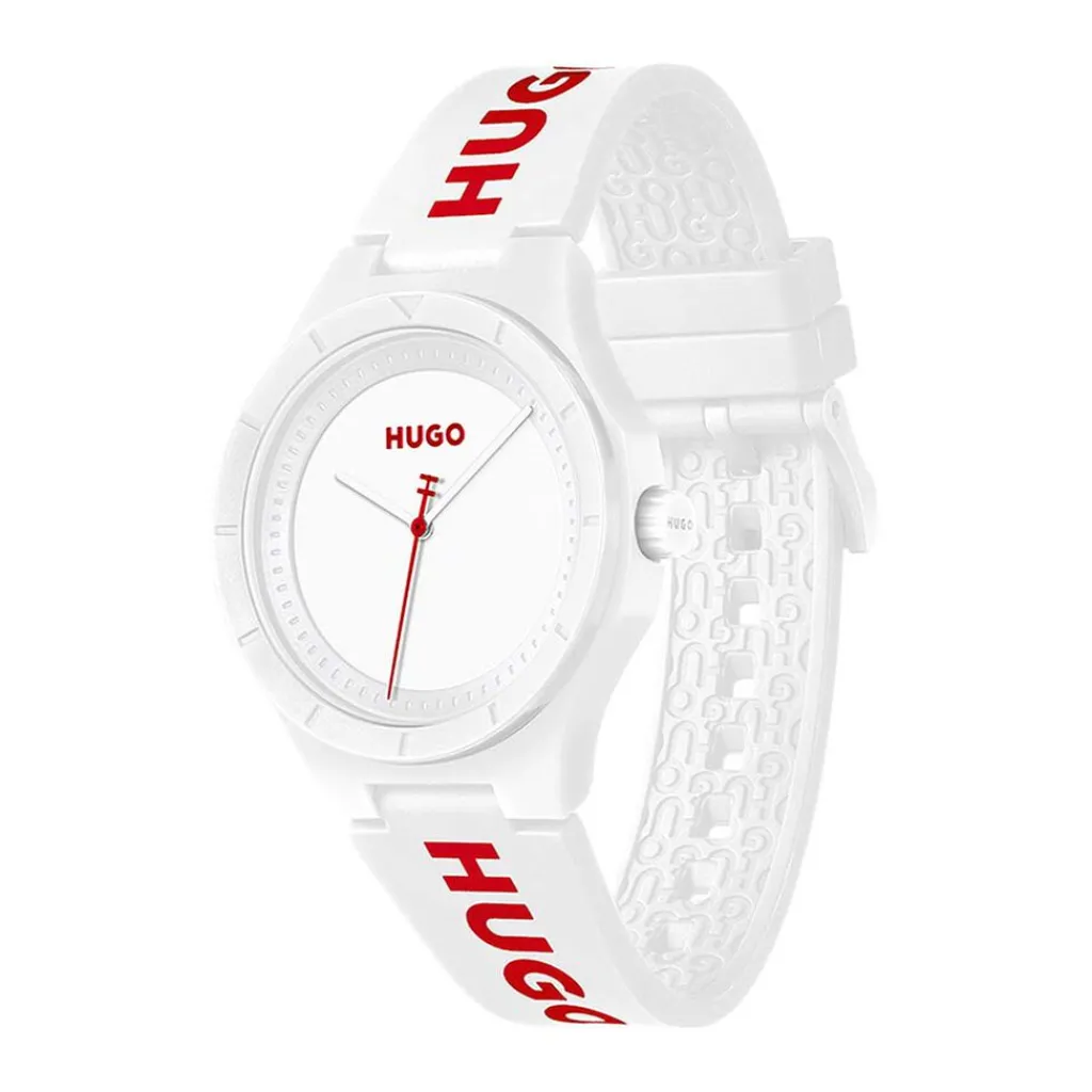 HUGO Montre Litforhim Blanc