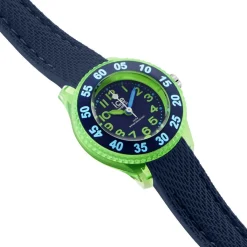 ICE WATCH Montre Cartoon Vert cadran vert fond bleu bracelet silicone bleu Sale