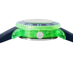 ICE WATCH Montre Cartoon Vert cadran vert fond bleu bracelet silicone bleu Sale