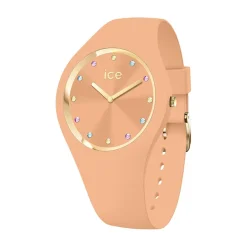 ICE WATCH Montre Cosmos Abricot cadran doré fond abricot bracelet silicone abricot Clearance