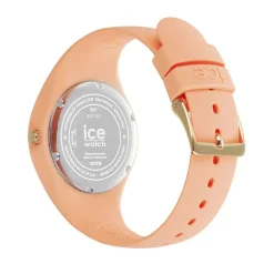 ICE WATCH Montre Cosmos Abricot cadran doré fond abricot bracelet silicone abricot Clearance