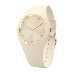ICE WATCH Montre Cosmos Beige cadran doré fond beige bracelet silicone beige Best