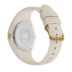 ICE WATCH Montre Cosmos Beige cadran doré fond beige bracelet silicone beige Best