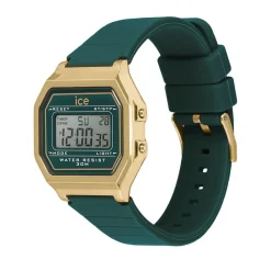 ICE WATCH Montre Digit Retro Vert cadran doré bracelet silicone vert Sale