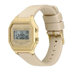 ICE WATCH Montre Digit Retro cadran doré bracelet silicone beige Online