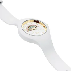 ICE WATCH Montre Fantasia Blanc cadran blanc fond blanc bracelet silicone blanc Clearance