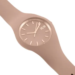 ICE WATCH Montre Glam Brushed Rose cadran rose fond rose bracelet silicone rose Sale
