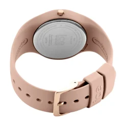 ICE WATCH Montre Glam Brushed Rose cadran rose fond rose bracelet silicone rose Sale