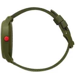 ICE WATCH Montre Solar Power Kaki cadran kaki fond kaki bracelet plastique kaki Discount