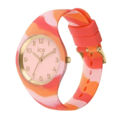 ICE WATCH Montre Tie And Dye Beige cadran doré fond beige bracelet silicone tricolore Discount
