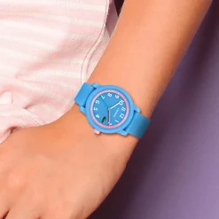 LACOSTE Montre 12.12 Kids Bleu cadran bleu fond bleu bracelet silicone bleu Sale