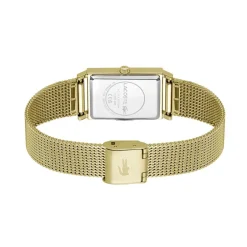 LACOSTE Montre Catherine Doré cadran doré fond doré bracelet acier doré