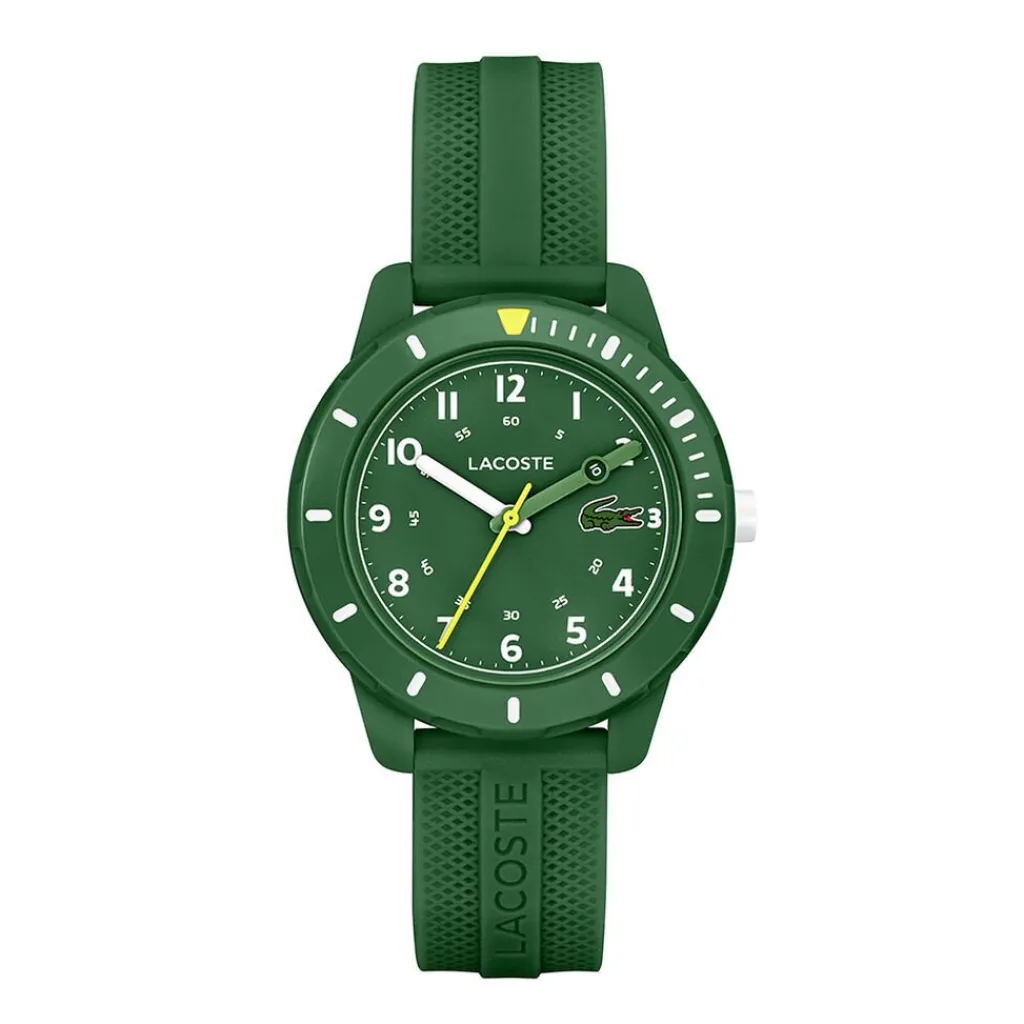 LACOSTE Montre Mini Tennis Vert cadran vert fond vert bracelet silicone vert Sale