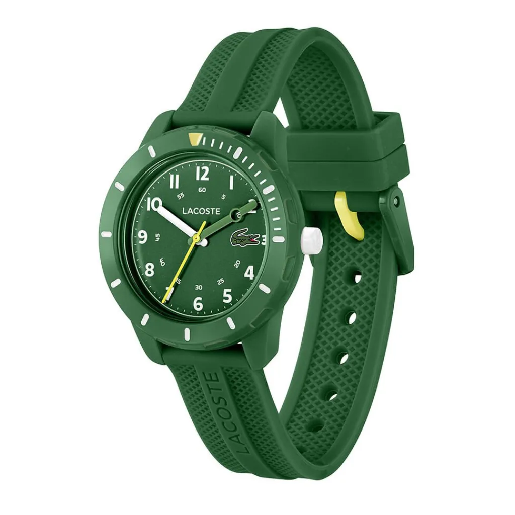 LACOSTE Montre Mini Tennis Vert cadran vert fond vert bracelet silicone vert Sale